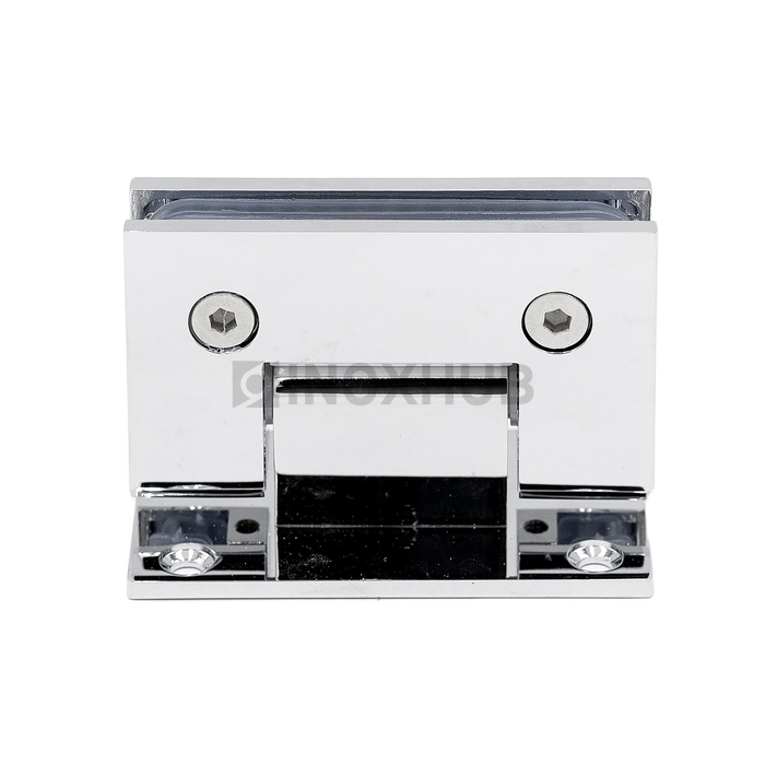 Петля (301 PBrass) стена-стекло (без фаски) центральное крепление латунь полированный хром