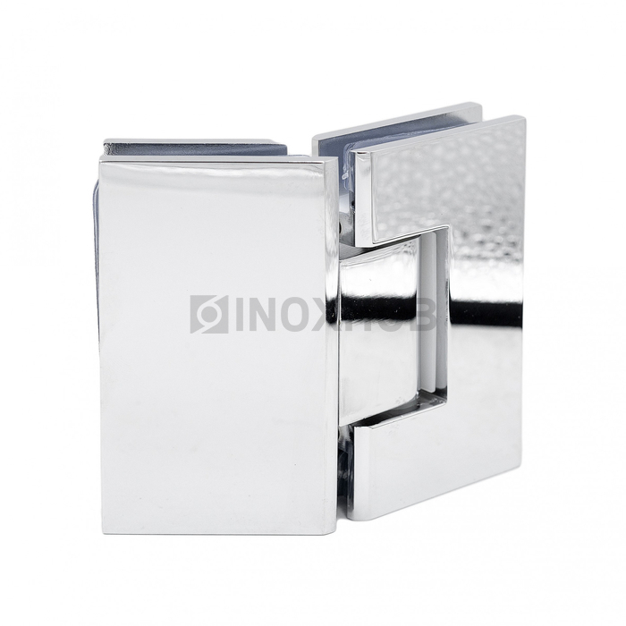 Петля (302 PBrass) стекло-стекло 135° (без фаски) латунь полированный хром