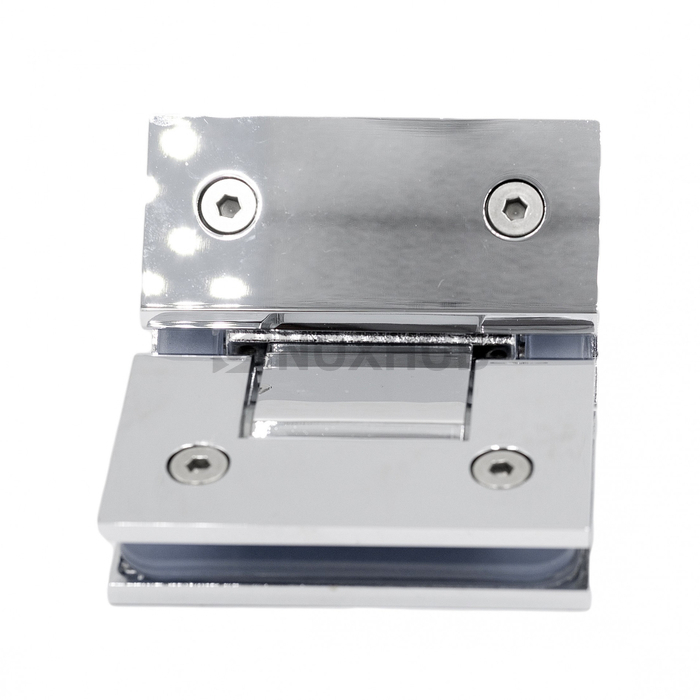 Петля (302 PBrass) стекло-стекло 135° (без фаски), латунь, полированный хром