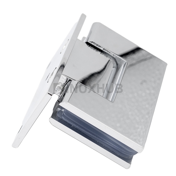 Петля (305 PBrass) стена-стекло (без фаски) односторонее крепление, латунь, полированный хром