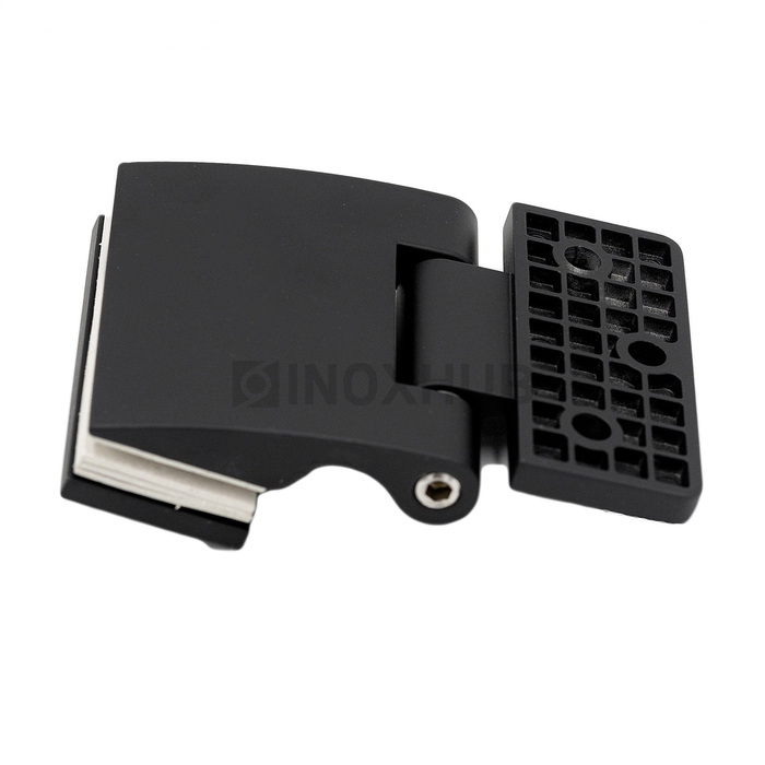 Петля (513 BLC) стена-стекло, открывание наружу, Черный мат