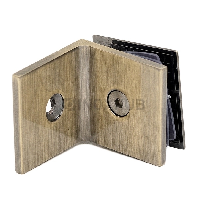 Коннектор L-обр. (722 Bronze) стекло-стена под Бронзу