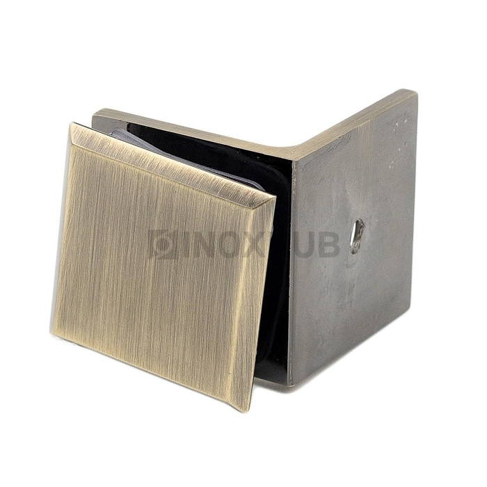 Коннектор L-обр. (722 Bronze) стекло-стена, под Бронзу