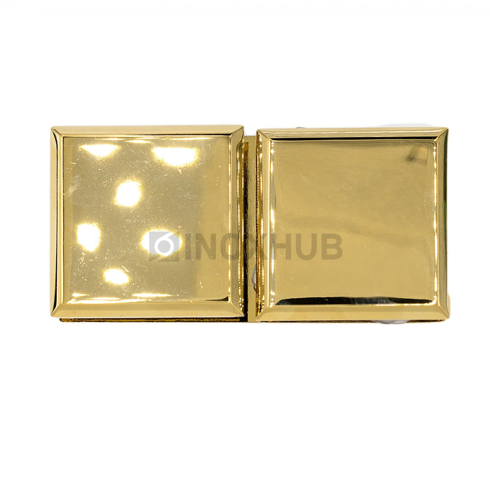 Коннектор (724 Gold) стекло-стекло 180°, под Золото
