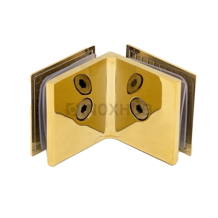 Коннектор (725 Gold) стекло-стекло 90°, под Золото