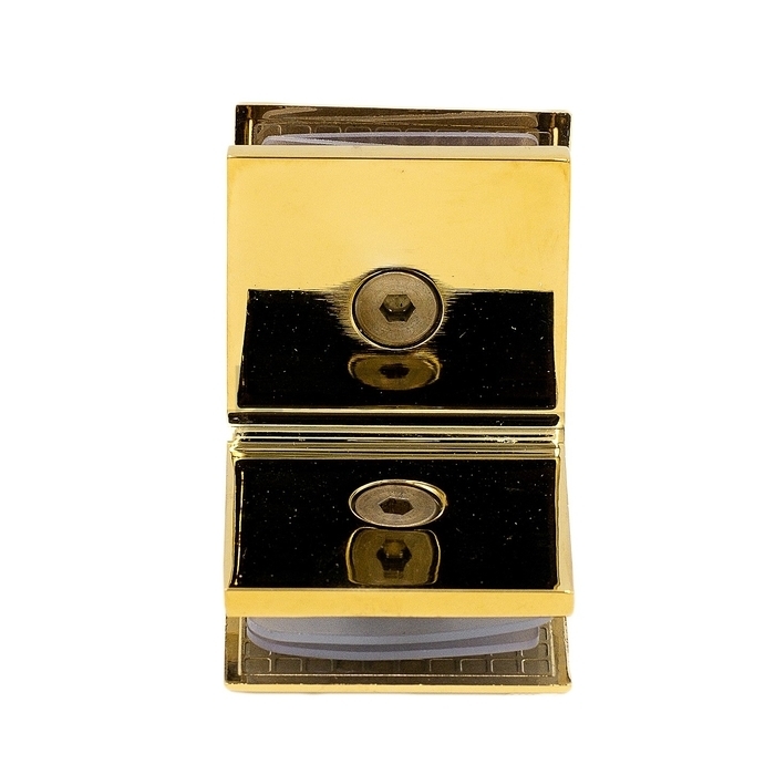 Коннектор (725 Gold) стекло-стекло 90°, под Золото