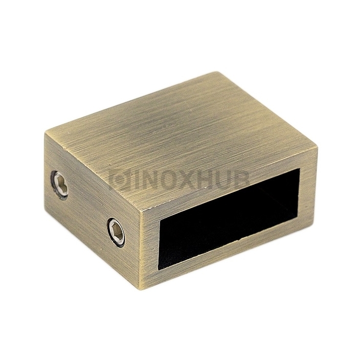 Держатель штанги (343 Bronze) стена-штанга 30×10 мм под Бронзу