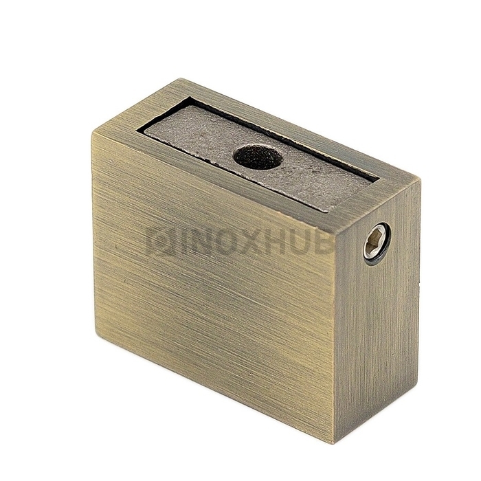 Держатель штанги (343 Bronze) стена-штанга 30×10 мм, под Бронзу