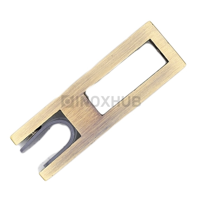 Держатель стекла (345 Bronze) вертикальный, для штанги 30×10 мм, под Бронзу