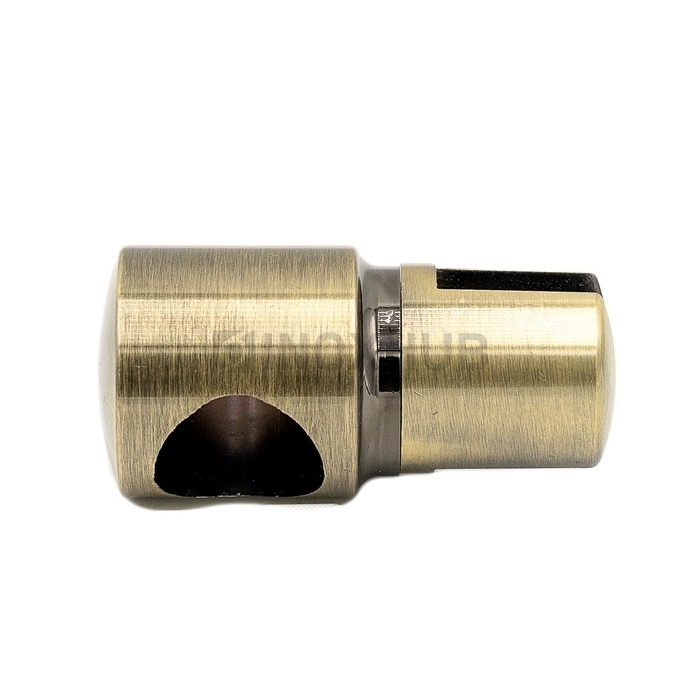 Держатель стекла (914 Bronze) сквозной, штанга Ø19 мм, под Бронзу