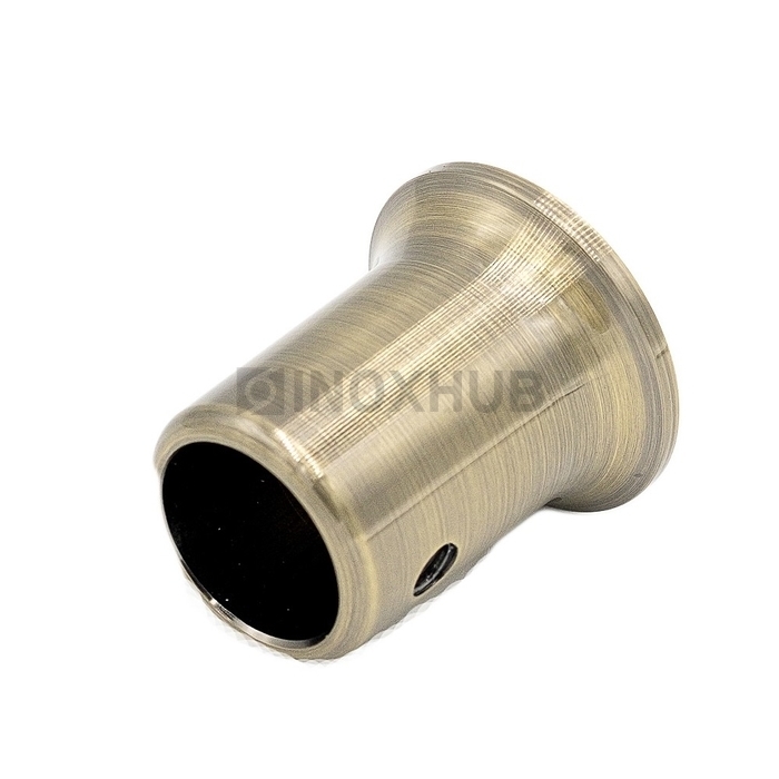 Держатель штанги (907 Bronze) к стене, штанга Ø19 мм, под Бронзу