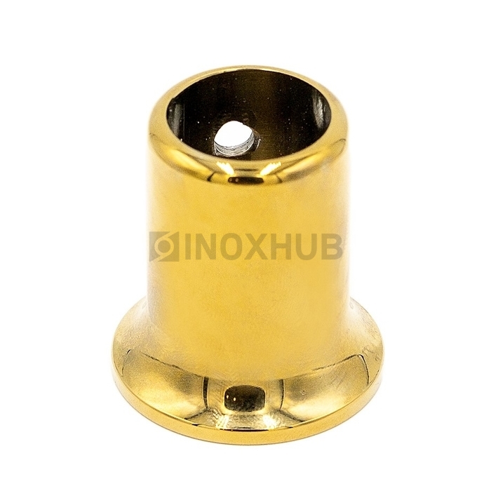 Держатель штанги (907 Gold) к стене штанга Ø19 мм под Золото