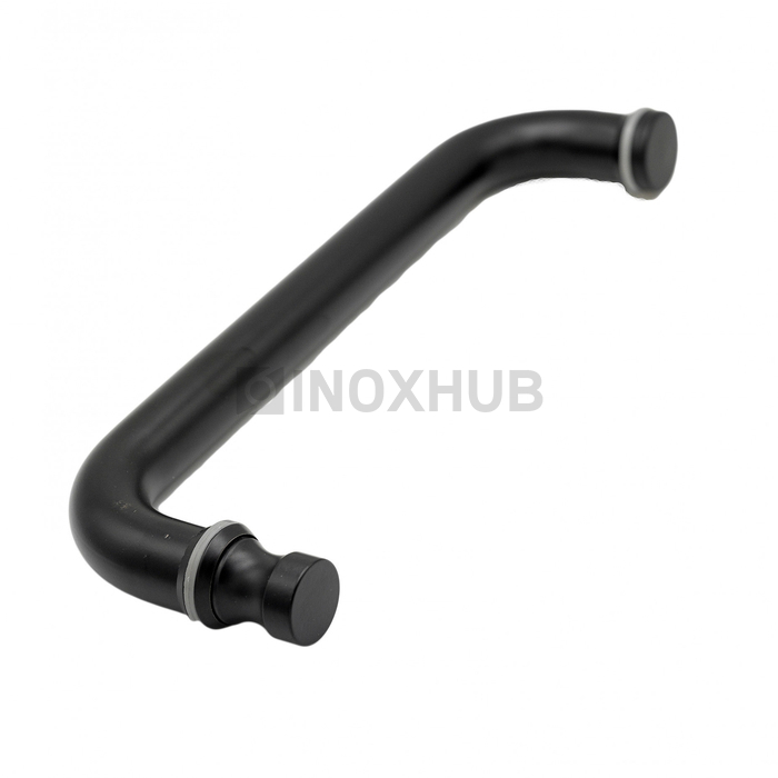 Ручка-полотенцесушитель (621-275 BLC), Ø25.0 м/о 275 мм, Черный мат