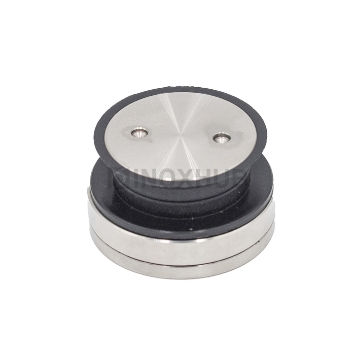 Точечное крепление (502 SSS) 8.5-11.5 мм регулируемое под зенковку AISI 304 нерж. сталь матовая