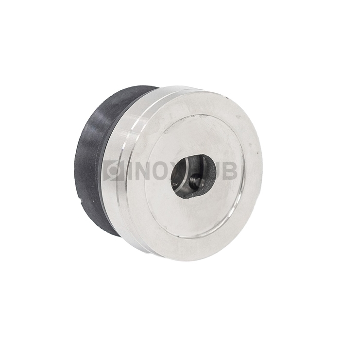 Точечное крепление (502 SSS) 8.5-11.5 мм, регулируемое под зенковку, AISI 304, нерж. сталь матовая