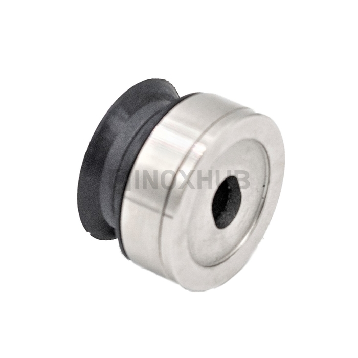 Точечное крепление (503 SSS) 11.5-14.5 мм, регулируемое под зенковку, AISI 304, нерж. сталь матовая