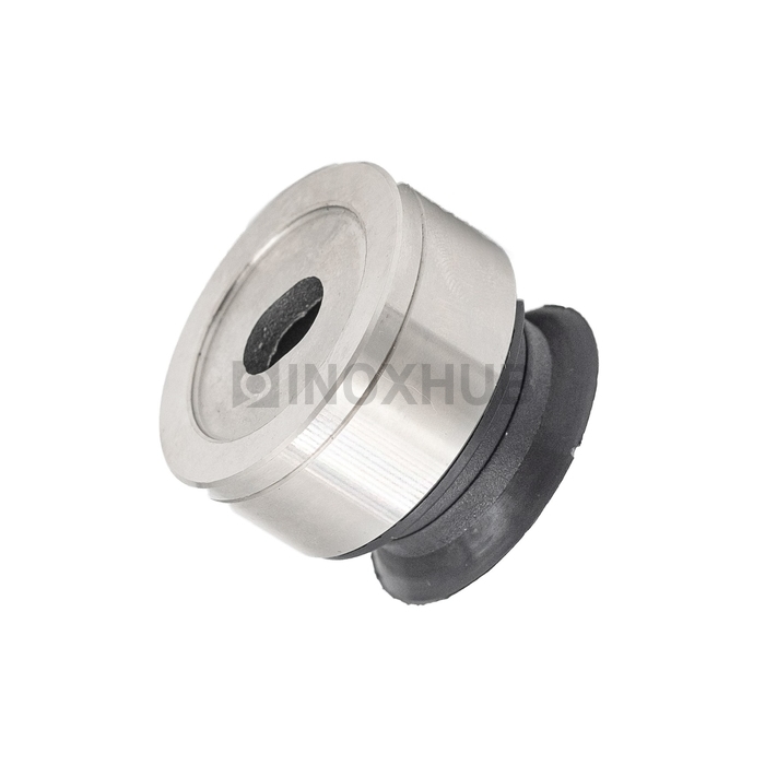 Точечное крепление (504 SSS) 14.5-18.5 мм, регулируемое под зенковку, AISI 304, нерж. сталь матовая