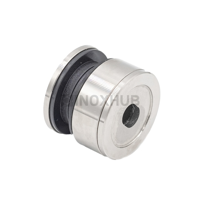 Точечное крепление (504a SSS) 14.5-18.5 мм, регулируемое без зенковки, AISI 304, нерж. сталь матовая