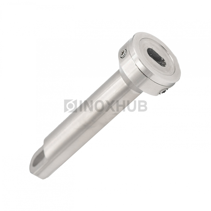 Крепление без стеклодержателя 103 мм (203-103 SSS), AISI 304, нерж. сталь матовая