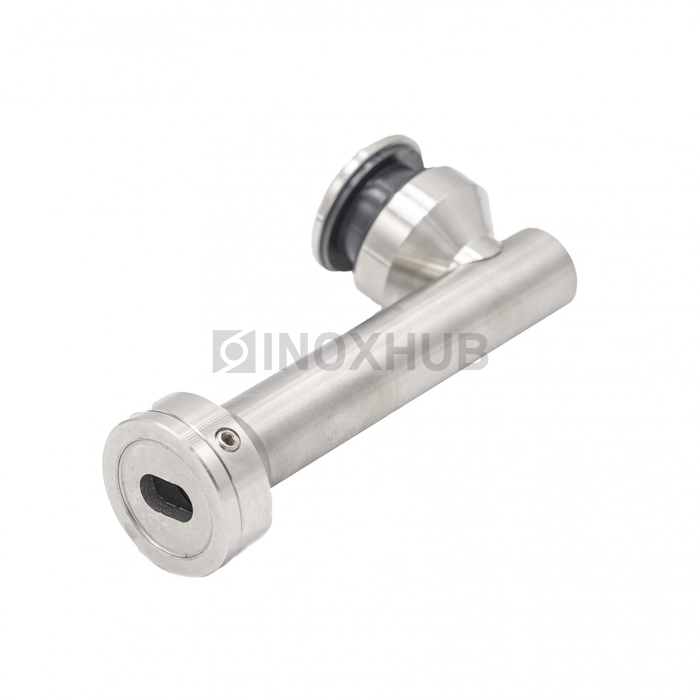 Крепление стекло-стена (205-103а SSS) без зенковки, AISI 304, нерж. сталь матовая