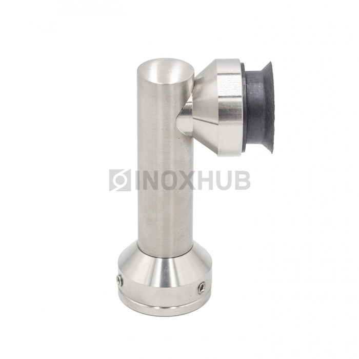 Крепление стекло-стена (205-75 SSS) под зенковку AISI 304 нерж. сталь матовая