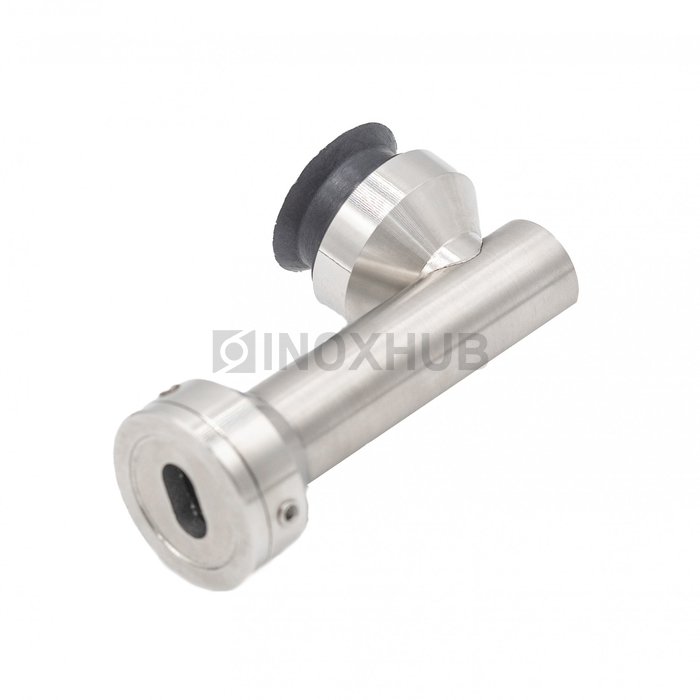 Крепление стекло-стена (205-75 SSS) под зенковку, AISI 304, нерж. сталь матовая