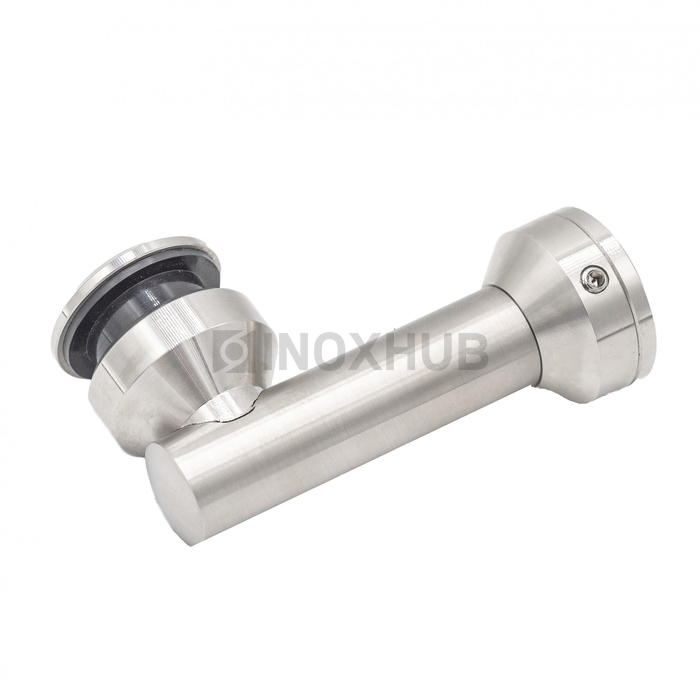 Крепление стекло-стена (205-75а SSS) без зенковки, AISI 304, нерж. сталь матовая