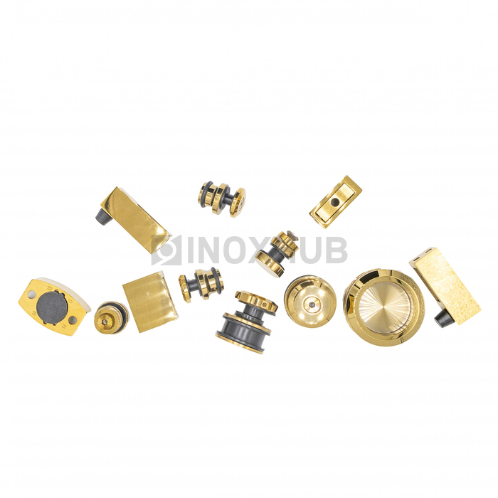 Комплект душевой (400 Gold) раздвижной системы под Золото