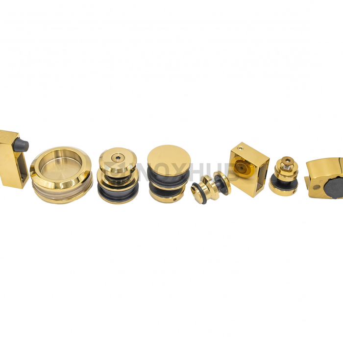 Комплект душевой (400 Gold) раздвижной системы, под Золото