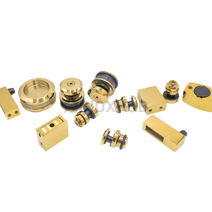 Комплект душевой (400 Gold) раздвижной системы, под Золото