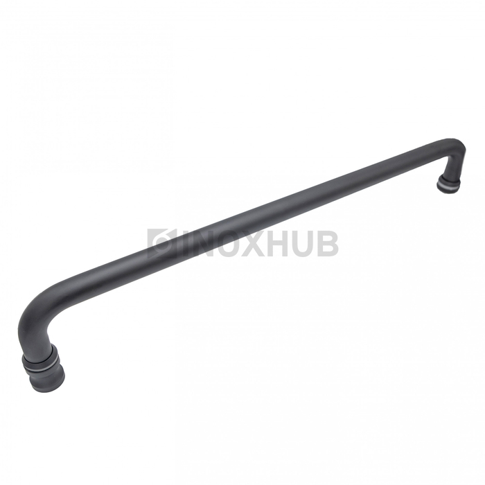 Ручка-полотенцесушитель (621-450 BLC) Ø19 м/о 450 мм Черный мат