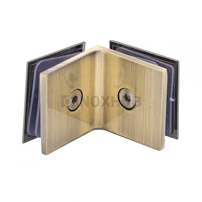 Коннектор (725 Bronze) стекло-стекло 90°, под Бронзу