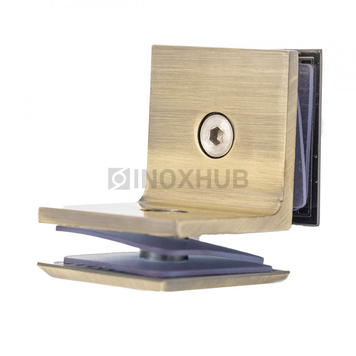 Коннектор (725 Bronze) стекло-стекло 90°, под Бронзу