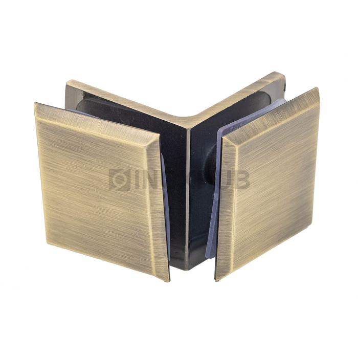 Коннектор (725 Bronze) стекло-стекло 90° под Бронзу