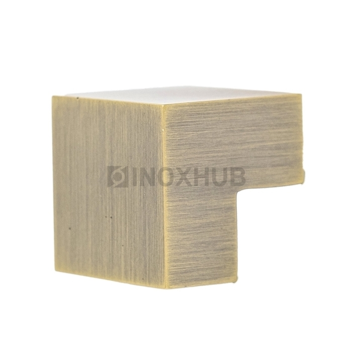 Соединитель штанги 90° (340 Bronze), штанга 30×10 мм, под Бронзу