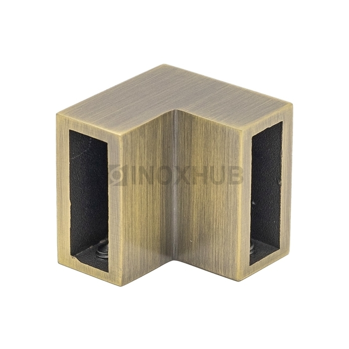 Соединитель штанги 90° (340 Bronze), штанга 30×10 мм, под Бронзу