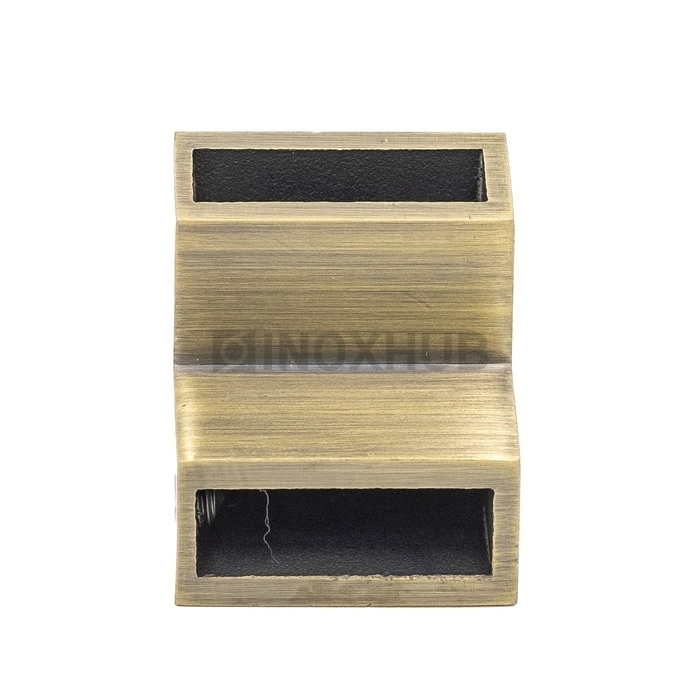Соединитель штанги 90° (340 Bronze), штанга 30×10 мм, под Бронзу