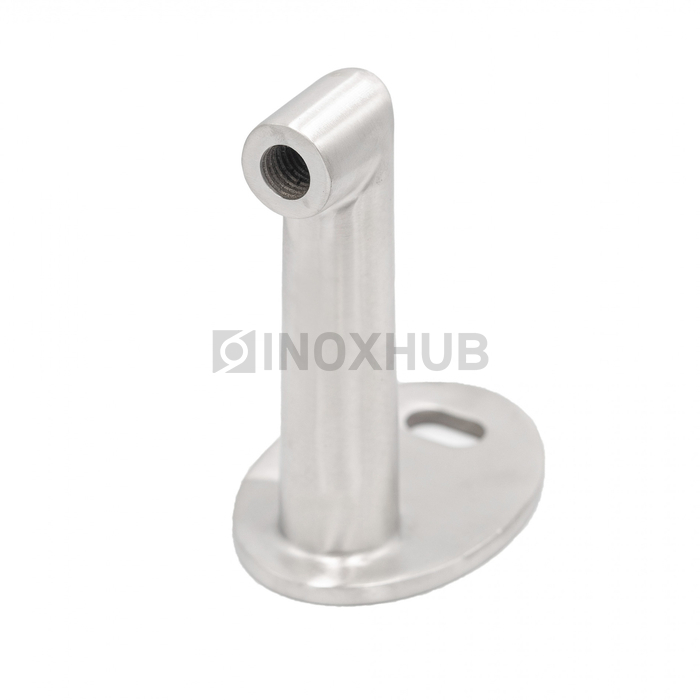 Крепление рутеля к стене вертикальное, AISI 316, GRIT 320