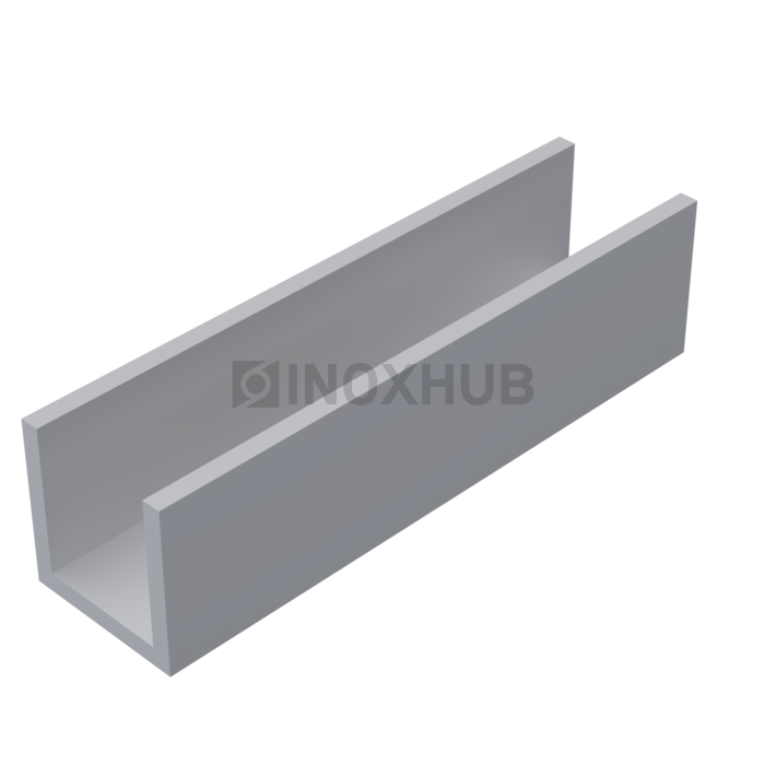 П швеллер 13 AL 13×13×13×1.5 мм кратно 3 м Анодированный алюминий