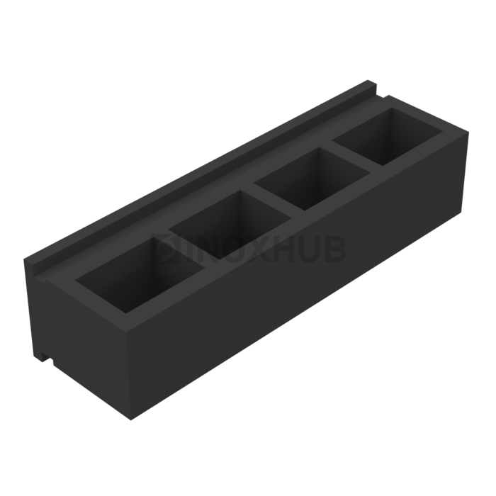 Подставка для Профиль 40Т пластик серый