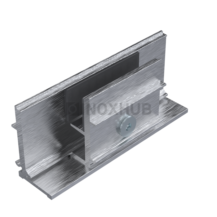 Набор зажимной профиль 44 (база 44-6000) L=6000мм без крышек