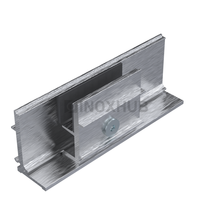 Набор зажимной профиль 44 (база 44-3000) L=3000мм без крышек