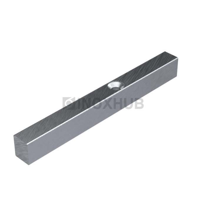 Профиль крепления магнита на стену (717-2200 AL) L=2200 Анодированный алюминий