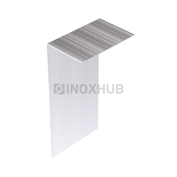 Накладка на профиль 102 на стекло 12.0 мм 34.0х102.0 мм L=3000 мм GRIT 320