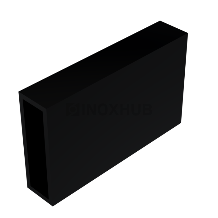 Трек (310-2 BLC) 30×10×2000 мм  нерж. сталь Черный мат