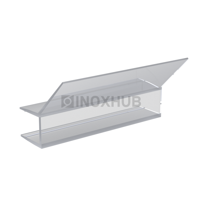 Профиль (203-8) L=2200 стекло 8.0 мм