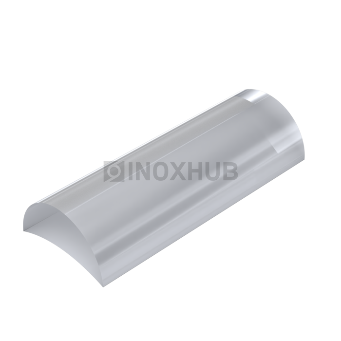 Порог (218-2) 10.0×5.0 мм L=2000 ПВХ прозрачный