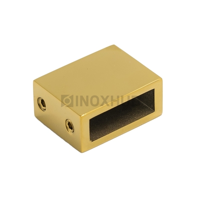 Держатель штанги (343 Gold) стена-штанга 30×10 мм, под Золото