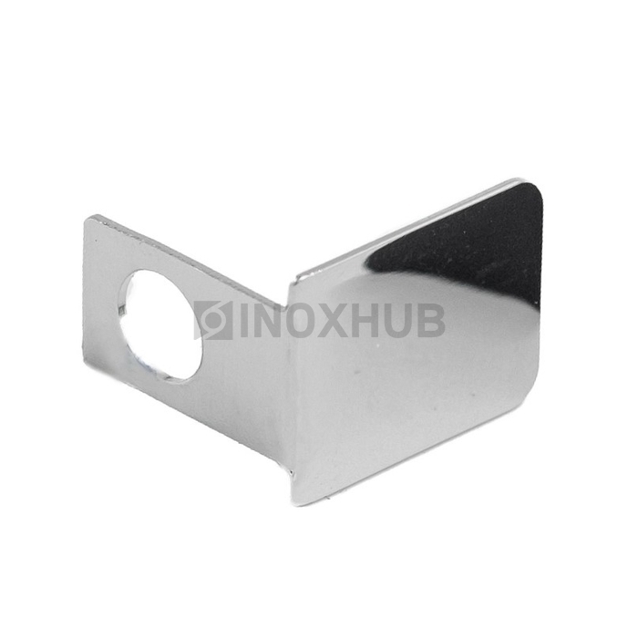 Торцевая заглушка для Профиль п-обр. (756 PSS), 19×13 мм, нерж. сталь полированная