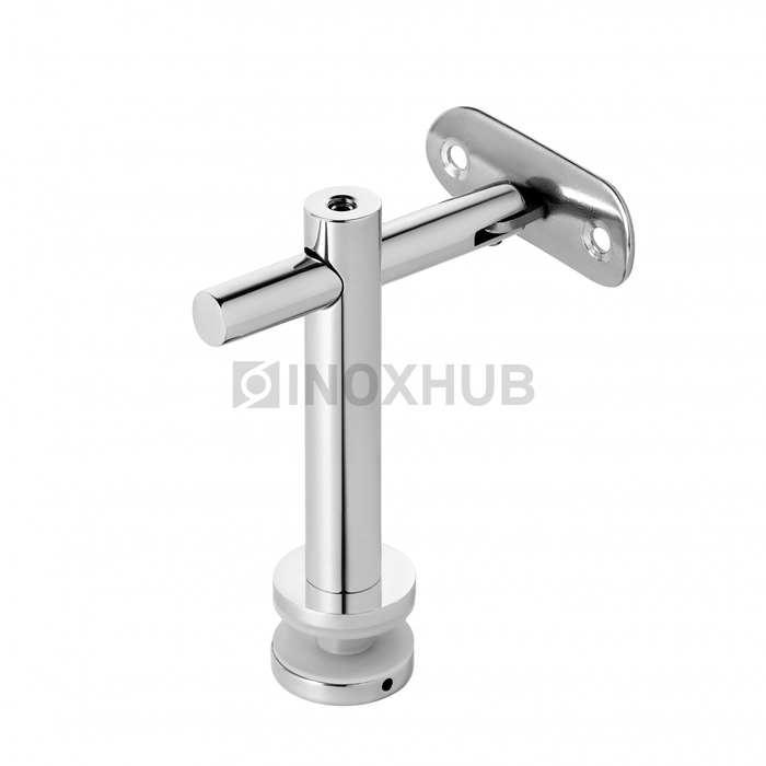 Держатель поручня Ø50.8 мм стекло 10.0-20.0 мм регулируемый AISI 304 GRIT 600